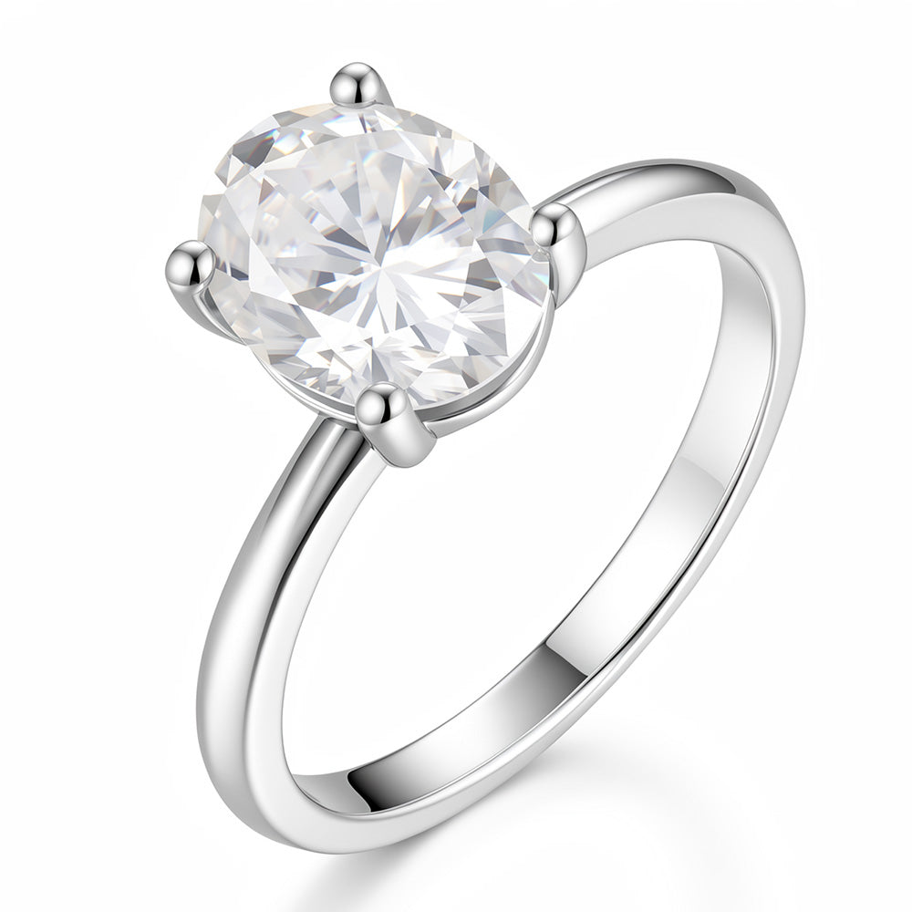 Oval Engagement Ring for Women – Imolove